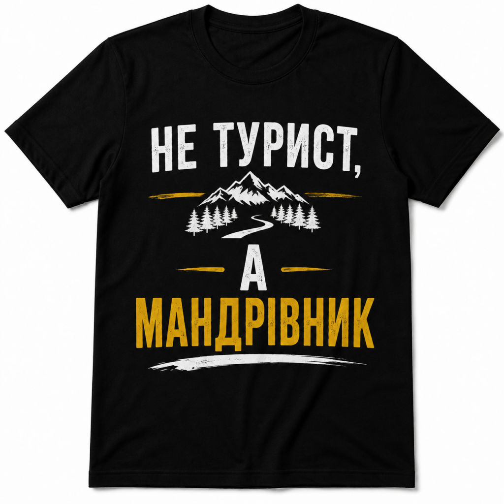 Футболка «Я був у країнах, про які ти навіть не чув!» — текст